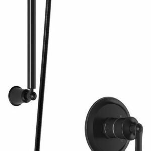 Rustik Pressure Balance Shower System - Black BF1509-165 Kalia