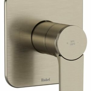 Fresk 3-Function Thermostatic Valve Trim - Brushed Nickel TFR23BN RIOBEL