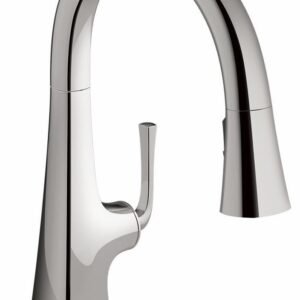 Graze Kitchen Faucet with Pulldown Spray - Vibrant Titanium 22063-TT Kohler