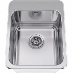 16-1/8" 1 Bowl Drop-In Kitchen Sink - Stainless Steel LBS6410PCB-1 Franke