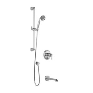 Rustik PB2 Pressure Balance Tub and Shower System - Chrome BF1510-110 Kalia