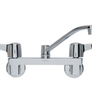 2-Handle Wall Mount Kitchen Faucet - Chrome 27W660LF Waltec