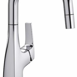 Rivana Bar/Prep Faucet with Pulldown Spray - Chrome 442681 Blanco