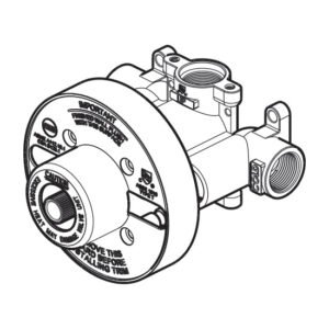 3/4" Thermostatic Shower Rough-In Valve 101567 Kalia