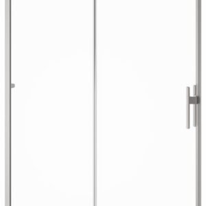 Koncept Evo (Door 1 of 2) 60" x 77" Fixed Panel Sliding Shower Door (Reversible) - Pure Nickel DR2131-125-005 Kalia