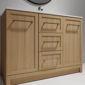 Mission 48" Vanity (Cabinet Only) - Natural Oak DC3018-48WOM Duval