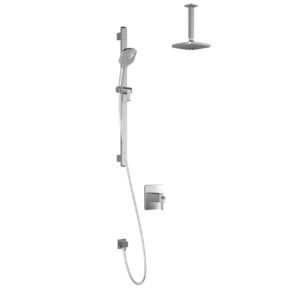 Grafik TCD1 Thermostatic Coaxial Shower System with Vertical Ceiling Arm (less Valve) - Chrome BF1719-110-001 Kalia