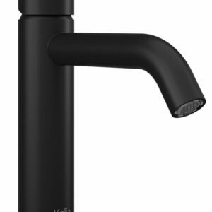 Basico Single Hole Bathroom Faucet  1.5 GPM - Matte Black BF2107-160 Kalia