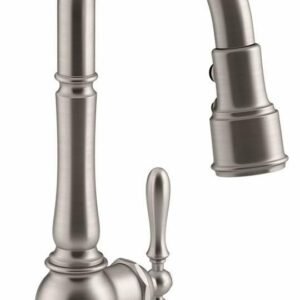Artifacts Kitchen Faucet with 16" Pulldown 3-Function Spray - Vibrant Stainless 99261-VS Kohler