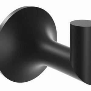 Paris Robe Hook - Matte Black 130134-48 Kartners
