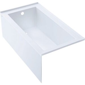 Wellbrook 60" LH Drain Alcove Tub
 - White AC3745L-0 Hytec