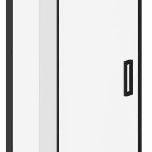Distink 42" x 77" Pivot Shower Door - Matte Black DR1739-160-005 Kalia