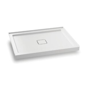 Kover 48" x 36" Alcove Acrylic Shower Base with Centre Drain - White BW1095-240 Kalia