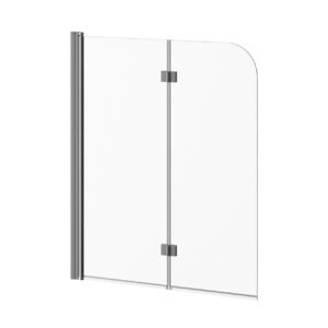 Flip 46" x 56" Pivoting Tub Shield - Chrome/Clear DR1230-110-000 Kalia