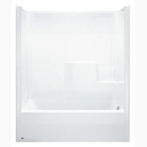 Bathcove 60" x 32-3/8" Tub and Shower with RH Drain - White PA32-0 Hytec