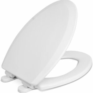 Centocore Elongated Toilet Seat with Safety Close - White 900SC-001 CENTOCO