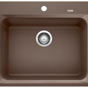 Vision 1 Bowl Silgraint Drop-In Kitchen Sink - Cafe 400364 Blanco