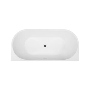 Rochelle 59" Freestanding Tub - White 44275 Acritec