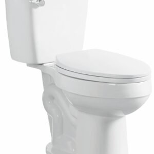 Heron 4.8L Comfort Height Elongated 2-Piece Toilet - White BDL-B4017E/T40348 Duval