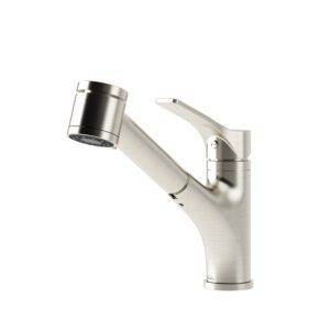 Deka Surfer Kitchen Faucet with Pullout Spray - Stainless Steel KF1268-130 Kalia