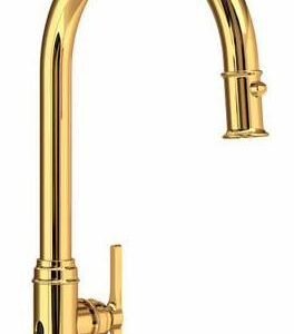 Southbank Touchless Kitchen Faucet with Pulldown Spray - English Gold U.SB53D1LMEG Perrin & Rowe