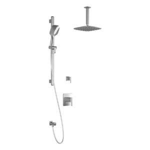 Grafik T2 Plus Thermostatic Shower System Vertical Ceiling Arm - Chrome BF1355-110-101 Kalia