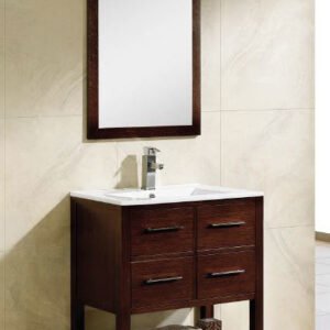 Modric 22 x 34" Mirror - Wenge 409-30MR-WE Duval