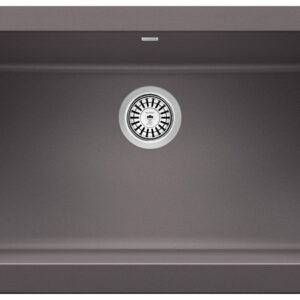 Vintera 30 1 Bowl Silgranit Apron Front Kitchen Sink - Cinder 402582 Blanco