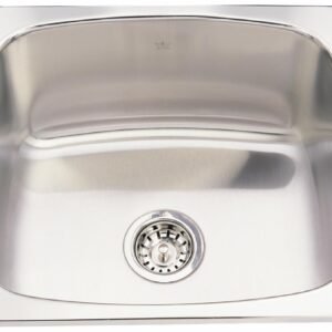 Steel Queen 20-1/8" 1 Bowl Drop-In Laundry Sink - Stainless Steel QS1820-10 Kindred