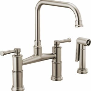 Artesso Bridge Kitchen Faucet with Side Spray - Stainless 62525LF-SS Brizo