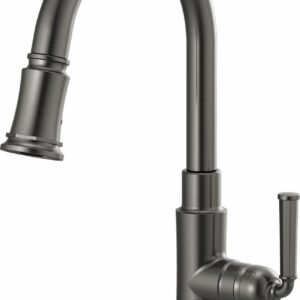 Rook SmartTouch Kitchen Faucet with Pulldown Spray - Luxe Steel 64074LF-SL Brizo