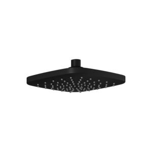 Sobrio 7-11/16" Square Rainshower Shower Head - Matte Black 105545-160 Kalia