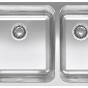 Grande 32-7/8" 1.5 Bowl Undermount Kitchen Sink - Stainless Steel GDX16031RH-CA Franke