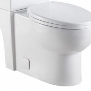 Cubist Comfort Height 16.5" Skirted Toilet Bowl - White SB11165 Duval