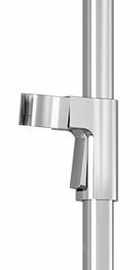 Kareo Premia 29" Wall Bar with Square Flange - Chrome 107389-110 Kalia