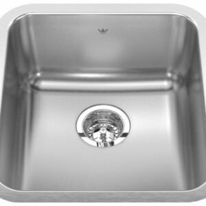 Steel Queen 16-3/4" 1 Bowl Undermount Kitchen Sink - Stainless Steel QSUA1917-8 Kindred