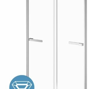 Akcess 2.0 48" x 79" 2-Panel Alcove Sliding Door - Chrome DR2072-110-005 Kalia