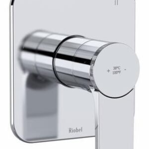 Fresk 5-Function Thermostatic Valve Trim - Chrome TFR45C RIOBEL