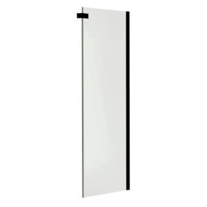 Halo 36" Return Panel - Matte Black/Clear 139396-900-340-000 Maax