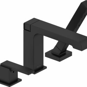 Ara Roman Tub Faucet Trim with Hand Shower - Matte Black T3767-BL Delta