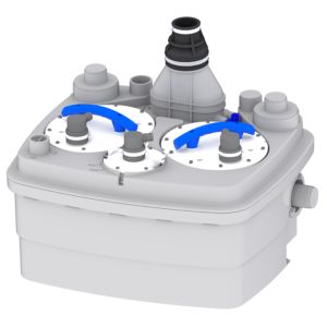 Sanicubic 2 (IP68) Duplex Grinder - Gray 029 Saniflo