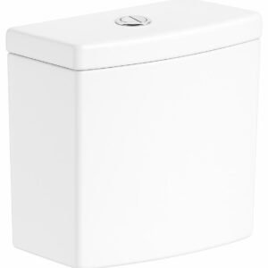 Cubist Dual Flush Toilet Tank - White TS11 TDF Duval