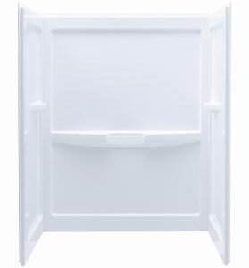 Renovations 36" x 60" RH Tub Sidewall for Gelcoat Bases - White 3660NR-0 Hytec