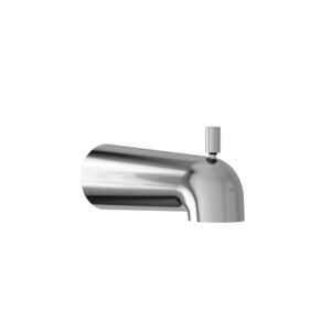 Round Slip Fit Tub Spout with Diverter - Chrome 105139-110 Kalia