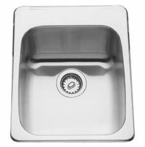 17-1/4" 3-Hole 1 Bowl Drop-In Kitchen Sink - Stainless Steel LBS7508P-1-3 Franke