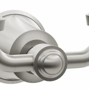 Rustik 9" Double Robe Hook - Pure Nickel AC1503-125 Kalia