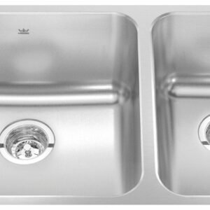 Steel Queen 32-7/8" 1.5 Bowl Undermount Sink - Stainless Steel QCU1933R-9 Kindred