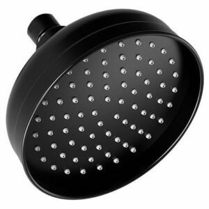 Rustik 6" Shower Head - Black 103965-165 Kalia