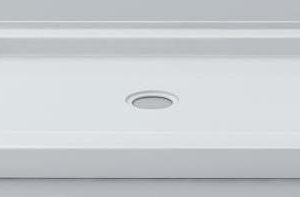 60 x 36 Low Profile Double Threshold LH Shower Base - White 60164A Acritec