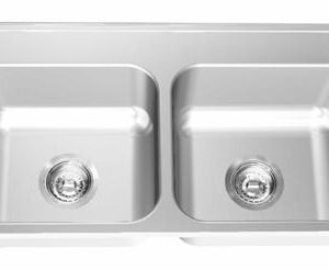 29-1/4" 3-Hole 2 Bowl Drop-In Kitchen Sink - Stainless Steel LBD1308P-1-3 Franke